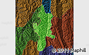 Political Map of Lushui, darken