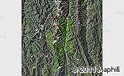 Satellite Map of Lushui, semi-desaturated