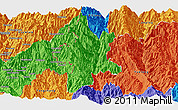 Political Panoramic Map of Lushui