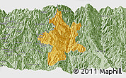 Savanna Style Panoramic Map of Lushui