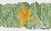 Savanna Style Panoramic Map of Lushui