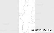 Blank Simple Map of Lushui, cropped outside, no labels