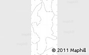 Blank Simple Map of Lushui, no labels