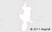 Classic Style Simple Map of Lushui, cropped outside