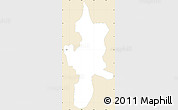 Classic Style Simple Map of Lushui, single color outside