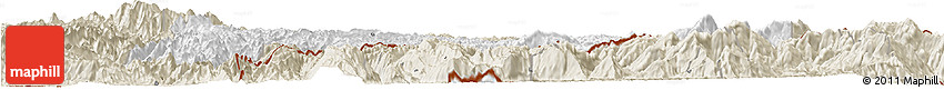 Classic Style Horizon Map of Maguan