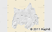 Classic Style Map of Maguan, single color outside