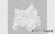Gray Map of Maguan, single color outside