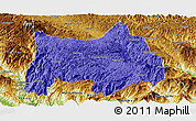 Political Panoramic Map of Maguan, physical outside