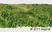 Satellite Panoramic Map of Maguan