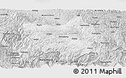 Silver Style Panoramic Map of Maguan