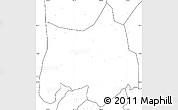 Blank Simple Map of Maguan, no labels