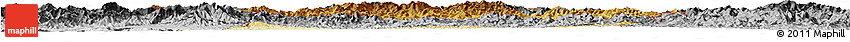Physical Horizon Map of Mengla, desaturated