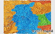 Political Panoramic Map of Mengla