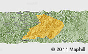 Savanna Style Panoramic Map of Menglian