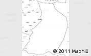 Blank Simple Map of Menglian