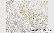 Shaded Relief 3D Map of Midu, lighten
