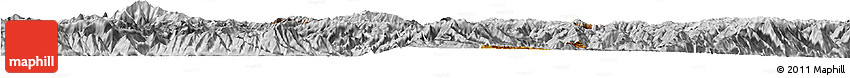 Physical Horizon Map of Midu, lighten, desaturated