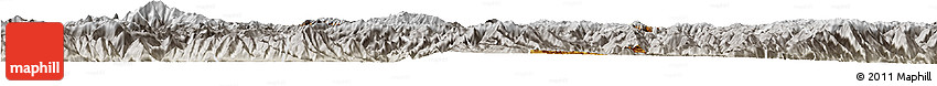 Physical Horizon Map of Midu, lighten, semi-desaturated