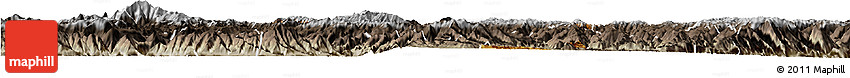 Physical Horizon Map of Midu, semi-desaturated
