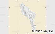 Classic Style Map of Midu, single color outside