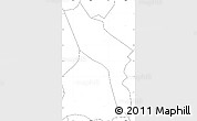 Blank Simple Map of Midu, no labels