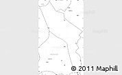 Blank Simple Map of Midu