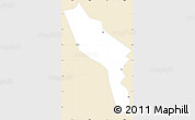 Classic Style Simple Map of Midu, single color outside