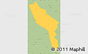 Savanna Style Simple Map of Midu