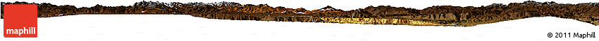 Physical Horizon Map of Mouding, darken