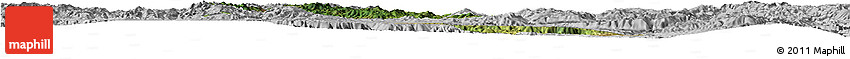 Satellite Horizon Map of Mouding, lighten, desaturated Satellite Horizon Map of Mouding, lighten, desaturated