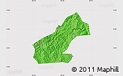 Political Map of Mouding, cropped outside