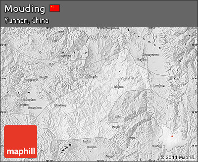 Silver Style Map of Mouding