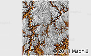 Physical 3D Map of Ninglang