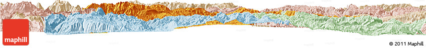 Political Horizon Map of Ninglang, lighten Political Horizon Map of Ninglang, lighten