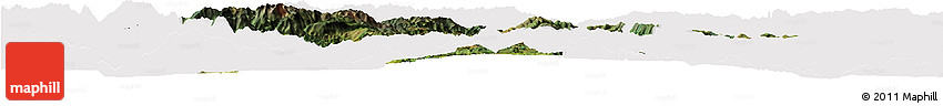 Satellite Horizon Map of Ninglang, cropped outside