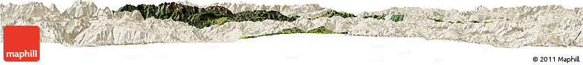 Satellite Horizon Map of Ninglang, shaded relief outside Satellite Horizon Map of Ninglang, shaded relief outside