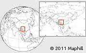 Blank Location Map of Ninglang, highlighted parent region, within the entire country