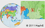 Political Location Map of Ninglang