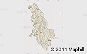 Shaded Relief Map of Ninglang, cropped outside