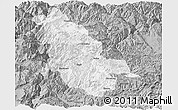 Gray Panoramic Map of Ninglang