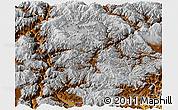 Physical Panoramic Map of Ninglang