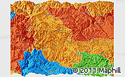 Political Panoramic Map of Ninglang