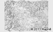 Silver Style Panoramic Map of Ninglang