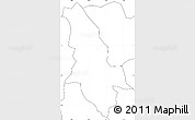 Blank Simple Map of Ninglang, no labels