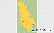 Savanna Style Simple Map of Ninglang