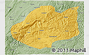 Savanna Style 3D Map of Qiubei