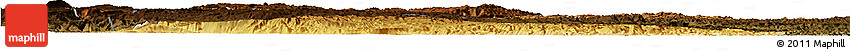 Physical Horizon Map of Qiubei, darken