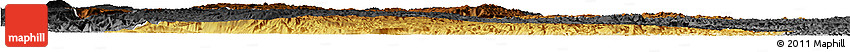 Physical Horizon Map of Qiubei, darken, desaturated