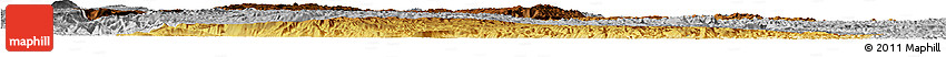 Physical Horizon Map of Qiubei, lighten, desaturated